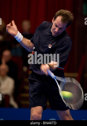 Londra Inghilterra. Dicembre 2010, ATP Aegon Masters tennis tournament giocato nella Royal Albert Hall di Londra Foto Stock