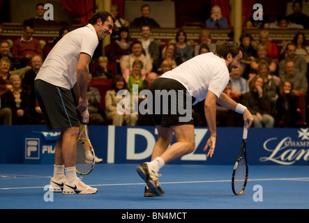Londra Inghilterra. Dicembre 2010, ATP Aegon Masters tennis tournament giocato nella Royal Albert Hall di Londra Foto Stock