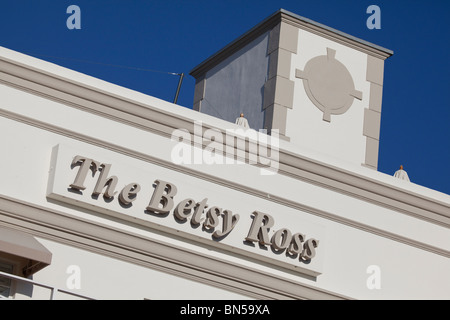 Il Betsy Ross Hotel su Ocean Drive e South Beach di Miami, Florida Foto Stock