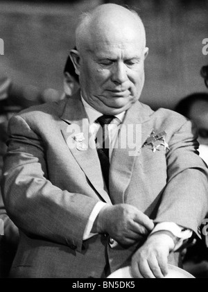 NIKITA KRUSHCHEV (1894-1971) in Egitto nel mese di maggio 1964 Foto Stock