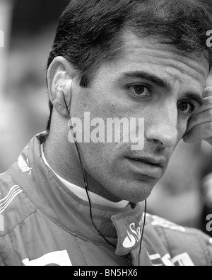 Driver Ferrari Marc Gene aziona una Ferrari F1 auto al Goodwood Festival della velocità 2010 Foto Stock