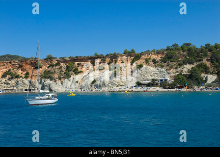 Cala D'Hort, Cala Bassa, Ibiza, Isole Baleari, Spagna Foto Stock