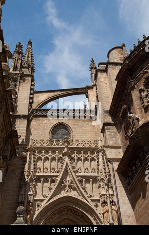 In Spagna, la provincia di Cadiz Cadice, Siviglia. Gotica Cattedrale di Siviglia. Foto Stock