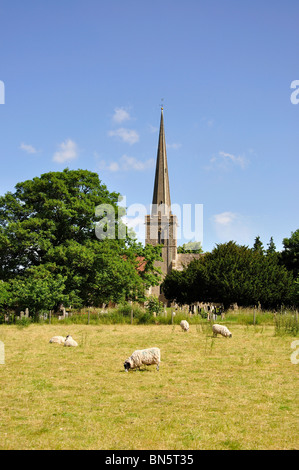 St.Giles Church, Bredon, Worcestershire, England, Regno Unito Foto Stock