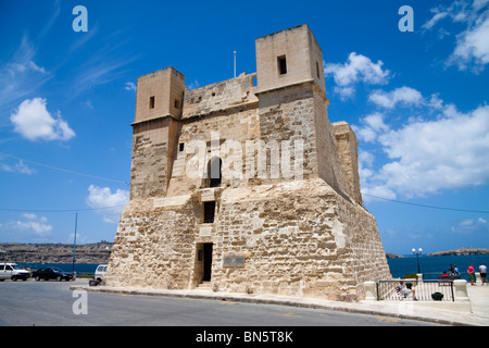 La Torre di Wignacourt, St Pauls Bay, Malta Foto Stock