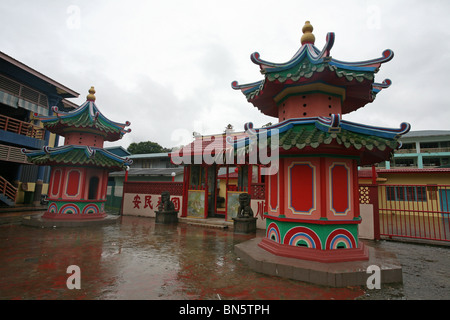 Hock Leong Tieng tempio di Kapit, Sarawak, Malaysia Foto Stock
