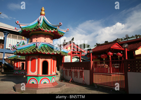 Hock Leong Tieng tempio di Kapit, Sarawak, Malaysia Foto Stock