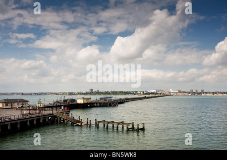 Southend Pier in Essex Foto Stock