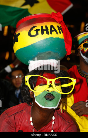 Ventola di GHANA URUGUAY V GHANA SOCCER CITY Johannesburg Sudafrica 02 Luglio 2010 Foto Stock