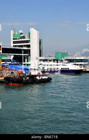 Terminale di nave per Macao, isola di Hong Kong, Cina Foto Stock