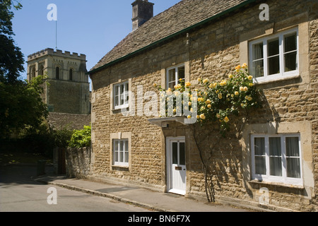 Inghilterra Oxford Iffley chiesa & Village Foto Stock