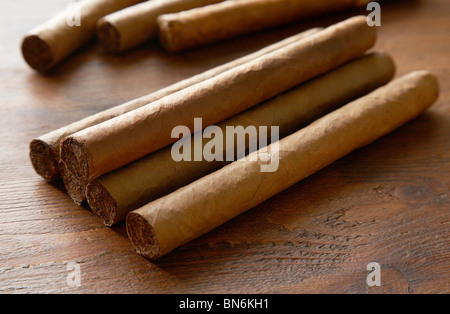 Grandi cubani sigari Cohiba. Foto Stock