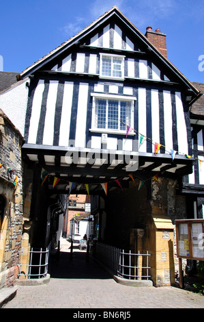 Abate Reginald's Gateway, Evesham, Worcestershire, England, Regno Unito Foto Stock