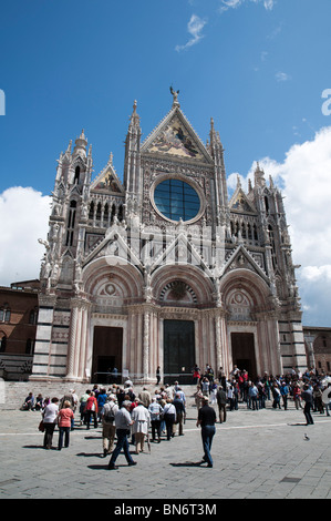 Siena, cattedrale, Toscana, Italia Foto Stock