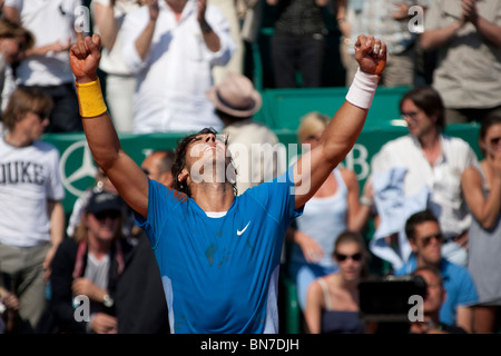 MONTE CARLO, monaco. Aprile 2010 ATP Monte Carlo Masters di tennis torneo tenutasi nel Monte Carlo Country Club di Monaco Foto Stock