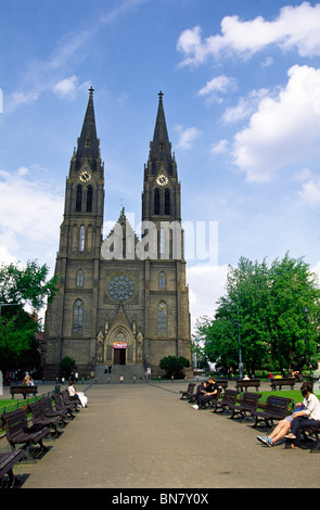 Repubblica ceca. Praga. Giugno 2010. Namesti Miru Foto Stock