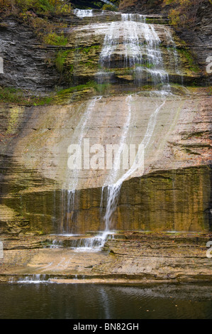 Montour cade nella regione dei Laghi Finger New York Foto Stock