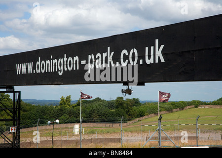 Donington Park circuito, home per il British Grand Prix motociclistico Castle Donington, Derby Foto Stock