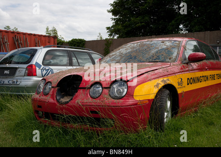 Donington Park circuito, home per il British Grand Prix motociclistico Castle Donington, Derby Foto Stock