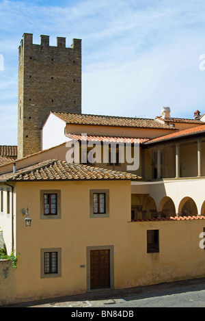 Casa natale di Giorgio Vasari, Arezzo, Toscana, Italia Foto Stock