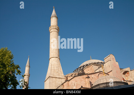 Haghia Sophia, la moschea di Istanbul, Turchia Foto Stock