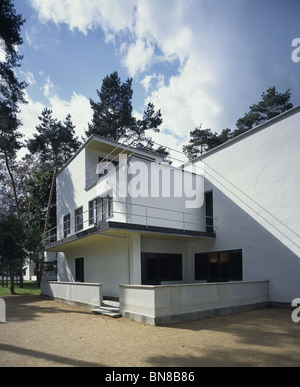 Dessau, Germania. Meisterhaus (o Master's House) per Georg Muche e Oskar Schlemmer da Walter Gropius 1925 Foto Stock