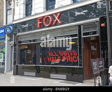 T Fox ombrello shop in London Wall, Londra GB UK Foto Stock