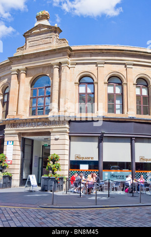 GLASGOW CAFE nel quartiere di Merchant City Foto Stock