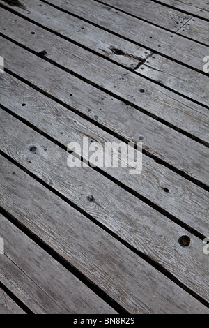 Ponte di legno vicino up shot Foto Stock