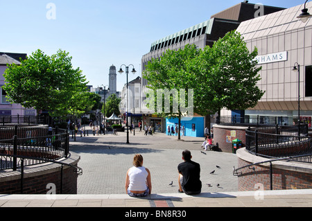 George Street, Luton, Bedfordshire, England, Regno Unito Foto Stock