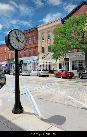 Main St. Northport Long Island NY Foto Stock