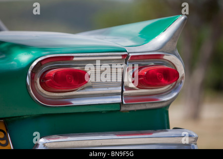 Close up classic 1958 Ford a cuba Foto Stock