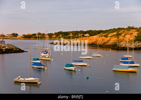 Città portuale di Rockport Massachusetts Foto Stock