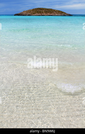 Spiaggia di Illetes isole in Formentera isole baleari Spagna Illetas Foto Stock