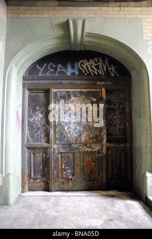 Scala di accesso alla strada del mercato Foto Stock