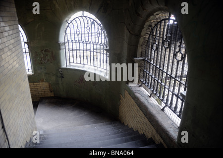 Scala di accesso alla strada del mercato Foto Stock