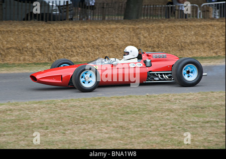 Ferrari 158 storica Formula One Racing Car a Goodwood Festival della Velocità di West Sussex England Regno Unito Regno Unito Foto Stock