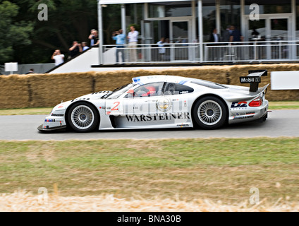 Mercedes CLK LM GTR Sports Racing Car a Goodwood Festival della Velocità di West Sussex England Regno Unito Regno Unito Foto Stock