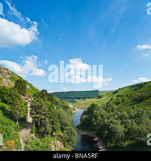 Vista verso la Pen Y Garreg serbatoio, Elan Valley, POWYS, GALLES Foto Stock