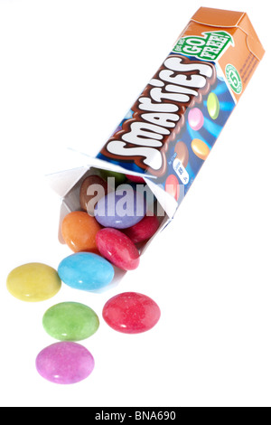 Pacchetto di Smarties dolci Foto Stock