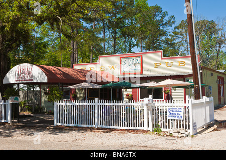 Abita le molle, LA - Mar 2009 - Abita Brew Pub al centro della città in Abita Springs, Louisiana Foto Stock