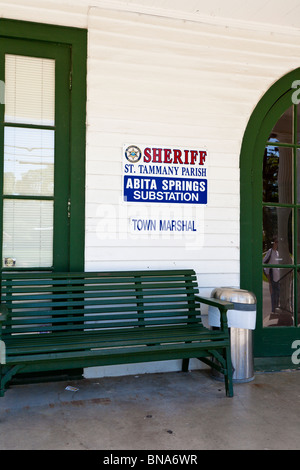 Abita le molle, LA - Mar 2009 - della parrocchia della st Tammany Sheriff's office in Abita Springs, Louisiana Foto Stock