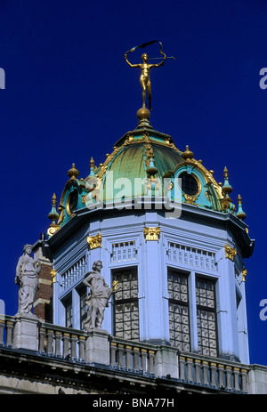 Roi d'espagne, panettieri guild house, grandplace, Grand Place, città di Brussels, Bruxelles, Regione di Bruxelles capitale, Belgio, Europa Foto Stock