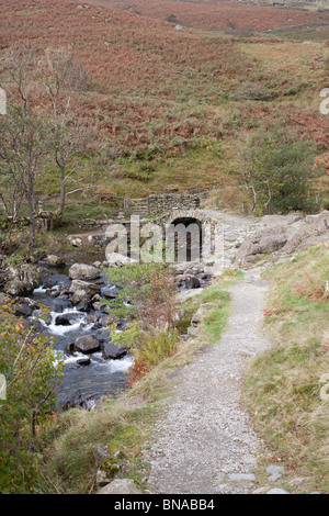 Alta Svezia Bridge, Scandale cadde, Lake District. Foto Stock