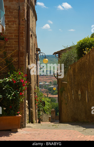 Certaldo è una città e comune della Toscana, Italia, in provincia di Firenze, si trova nel mezzo della Valdelsa. Foto Stock