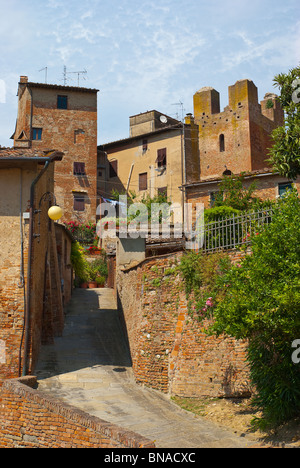 Certaldo è una città e comune della Toscana, Italia, in provincia di Firenze, si trova nel mezzo della Valdelsa. Foto Stock