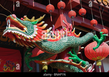 Sanduo tempio Cinese Chinatown Malacca Melaka Malaysia Foto Stock