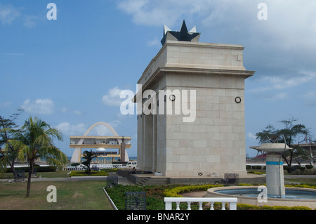 Africa, Ghana, Accra. Piazza Indipendenza, libertà Arch. Foto Stock