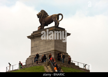 Belgio, Waterloo, la collina di Lion su un campo di battaglia Foto Stock