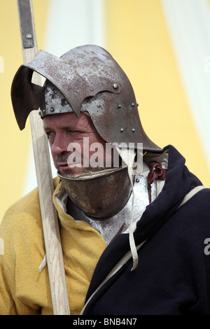 La battaglia di Tewkesbury rievocazione, 2010 Foto Stock